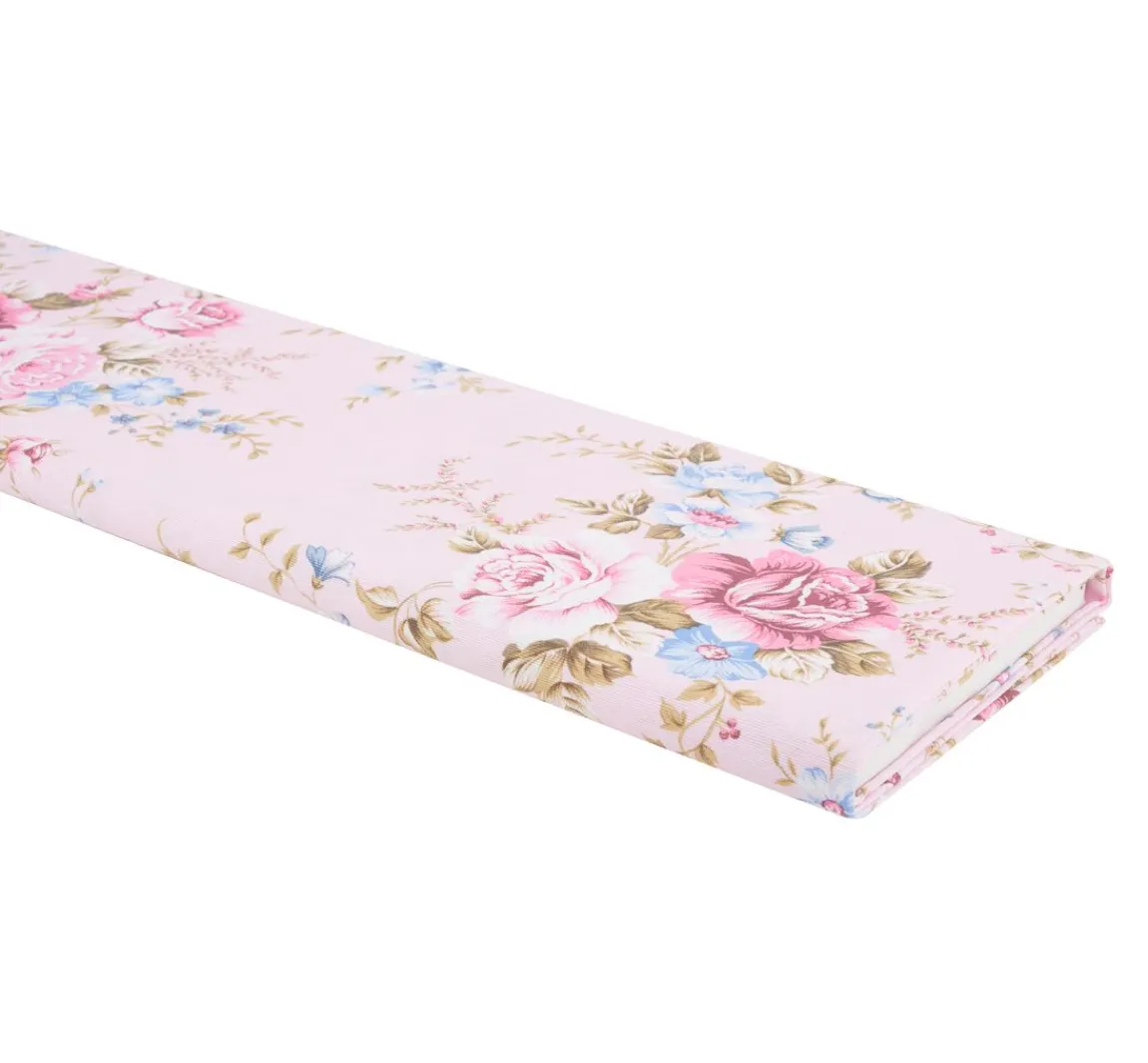 Clearance VBS Marktplatz Motiv-Stoff Leinenoptik "Rakel-Rose"