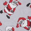 New VBS Marktplatz Motiv-Stoff Leinenoptik "Santa"