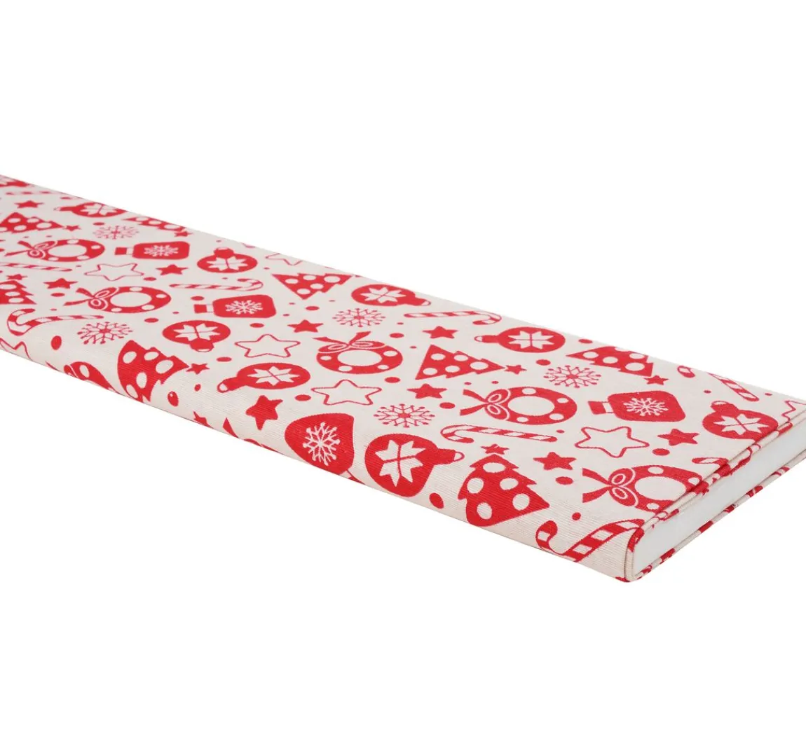 New VBS Marktplatz Motiv-Stoff Leinenoptik "Timeless"