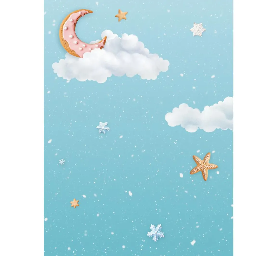 Discount Stamperia Motiv-Strohseide Backgrounds "Candy Christmas"