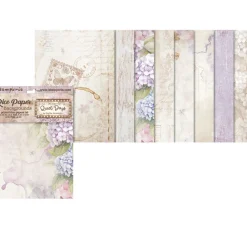 Outlet Stamperia Motiv-Strohseide Backgrounds "Quiet Days"