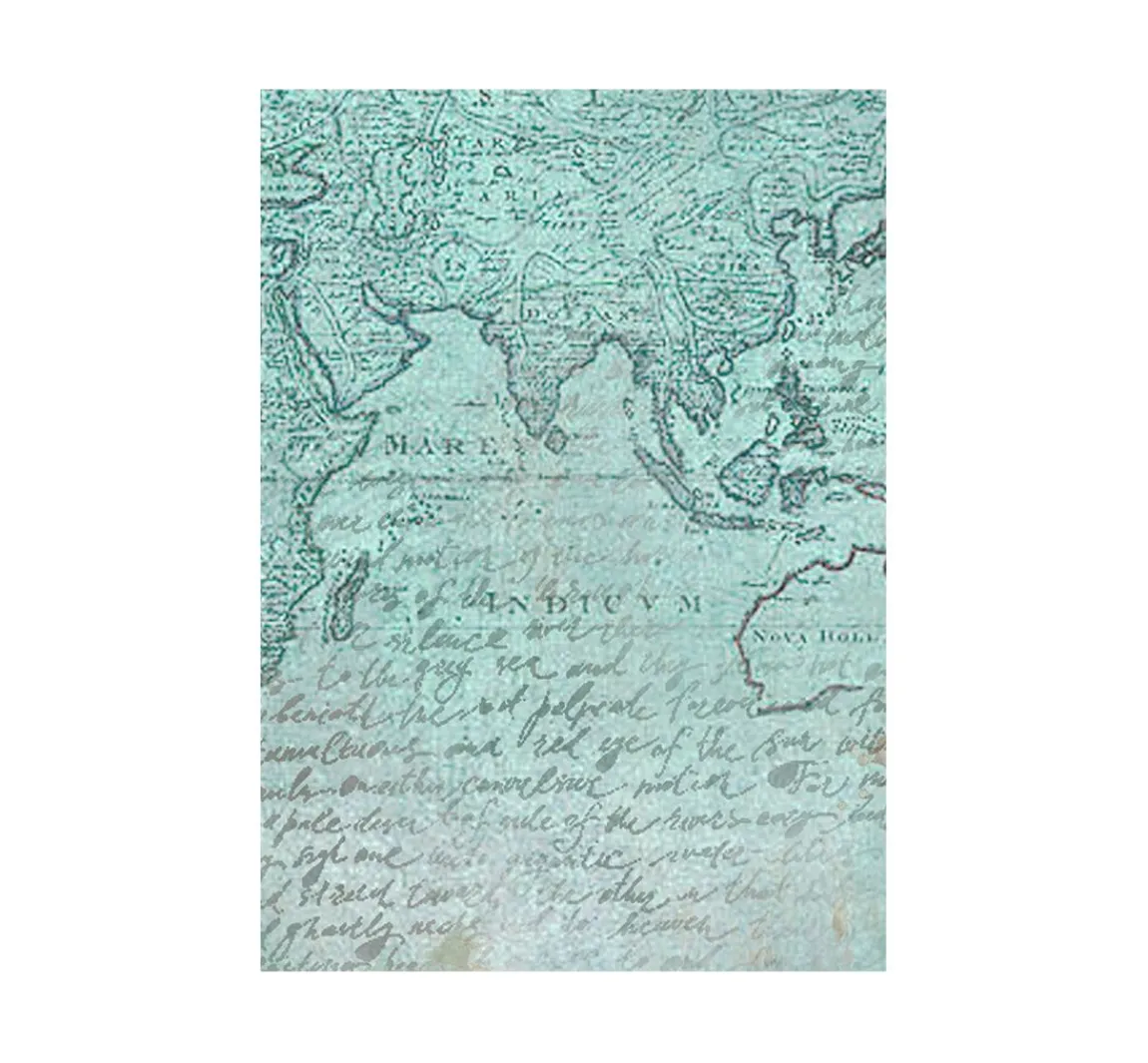 New Stamperia Motiv-Strohseide Backgrounds "Around the World", 8er-Set