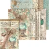 Outlet Stamperia Motiv-Strohseide Backgrounds "Fortune"