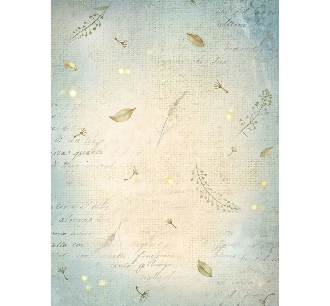 Outlet Stamperia Motiv-Strohseide Backgrounds "Hidden Grove"