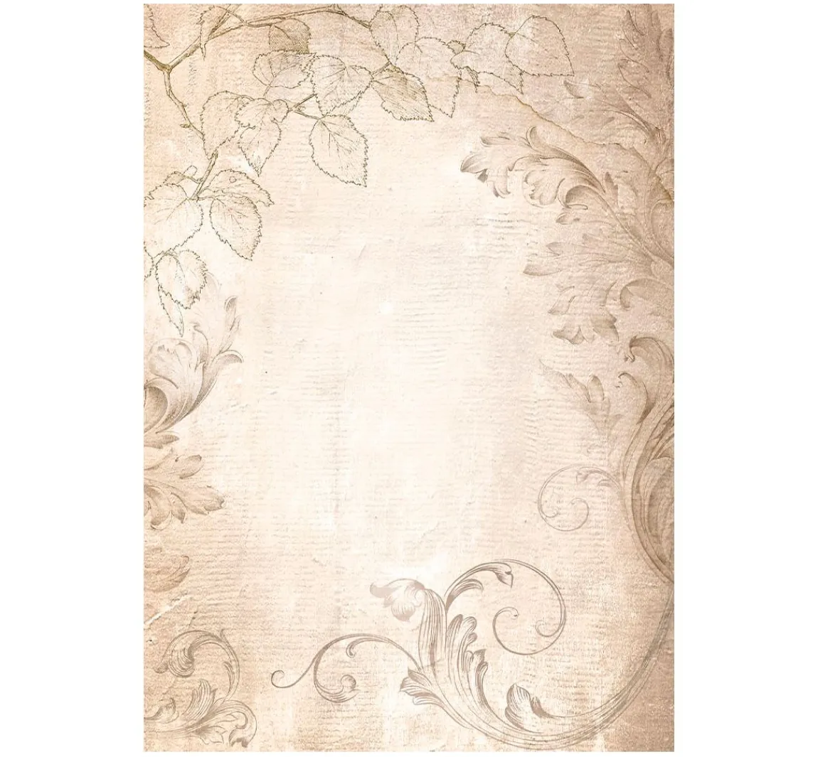 Clearance Stamperia Motiv-Strohseide Backgrounds "Golden Harmony"