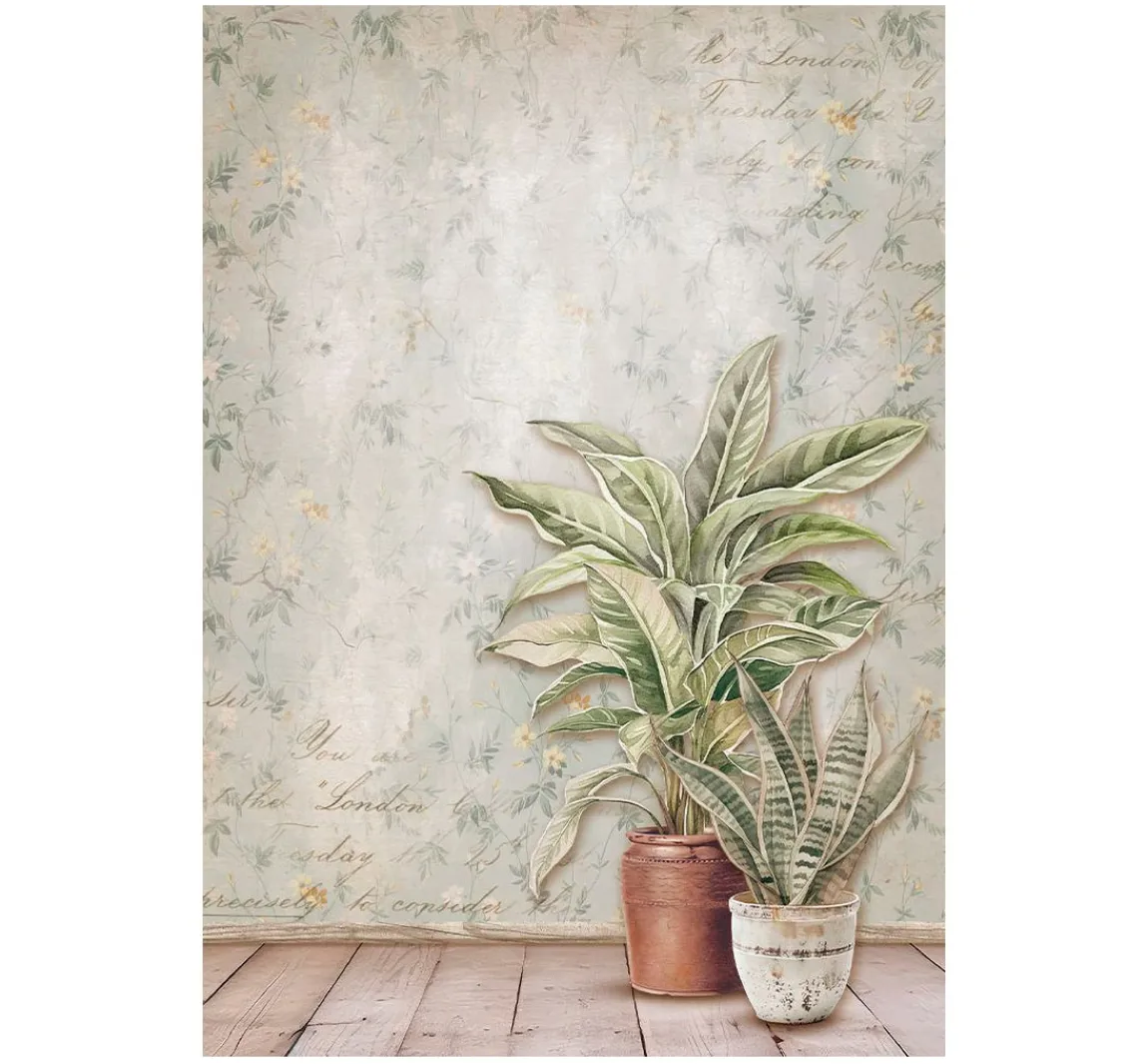 Clearance Stamperia Motiv-Strohseide Backgrounds "Golden Harmony"