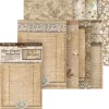 Best Stamperia Motiv-Strohseide Backgrounds "Old Lace"