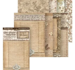 Best Stamperia Motiv-Strohseide Backgrounds "Old Lace"
