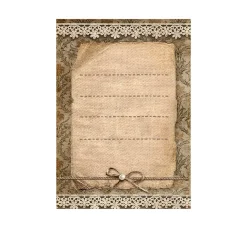 Best Stamperia Motiv-Strohseide Backgrounds