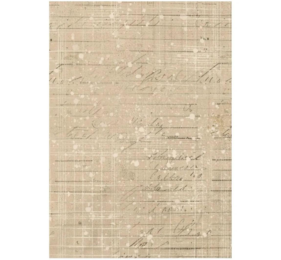 Clearance Stamperia Motiv-Strohseide Backgrounds "Furrry Friends"