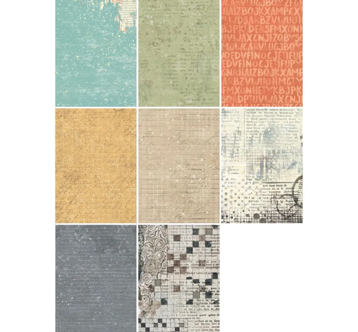 Clearance Stamperia Motiv-Strohseide Backgrounds "Furrry Friends"