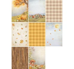 New Stamperia Motiv-Strohseide Backgrounds "Whispering Woods"