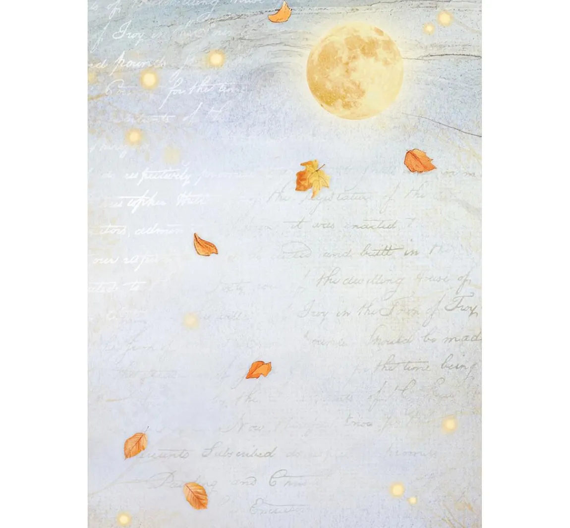New Stamperia Motiv-Strohseide Backgrounds "Whispering Woods"