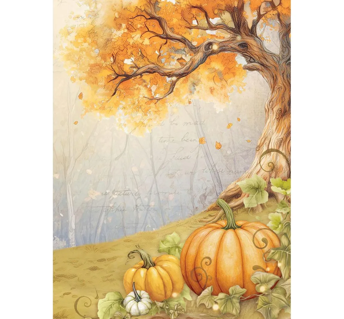 New Stamperia Motiv-Strohseide Backgrounds "Whispering Woods"