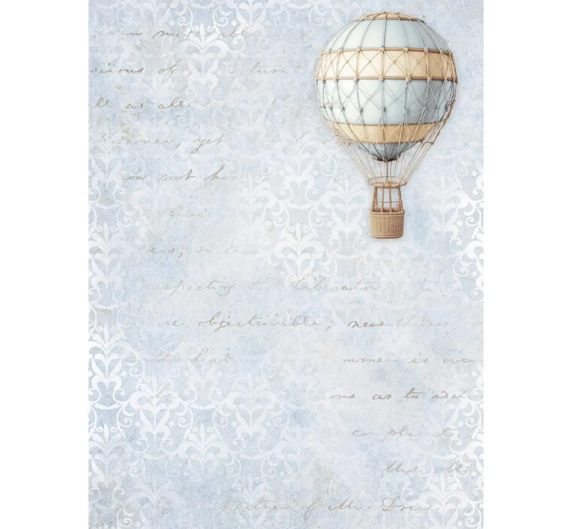 Hot Stamperia Motiv-Strohseide Backgrounds "Timeless", DIN A6, 8er Set