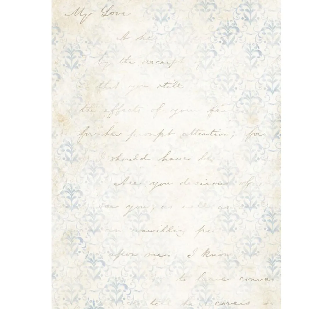 Hot Stamperia Motiv-Strohseide Backgrounds "Timeless", DIN A6, 8er Set