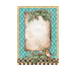 Online Stamperia Motiv-Strohseide Backgrounds