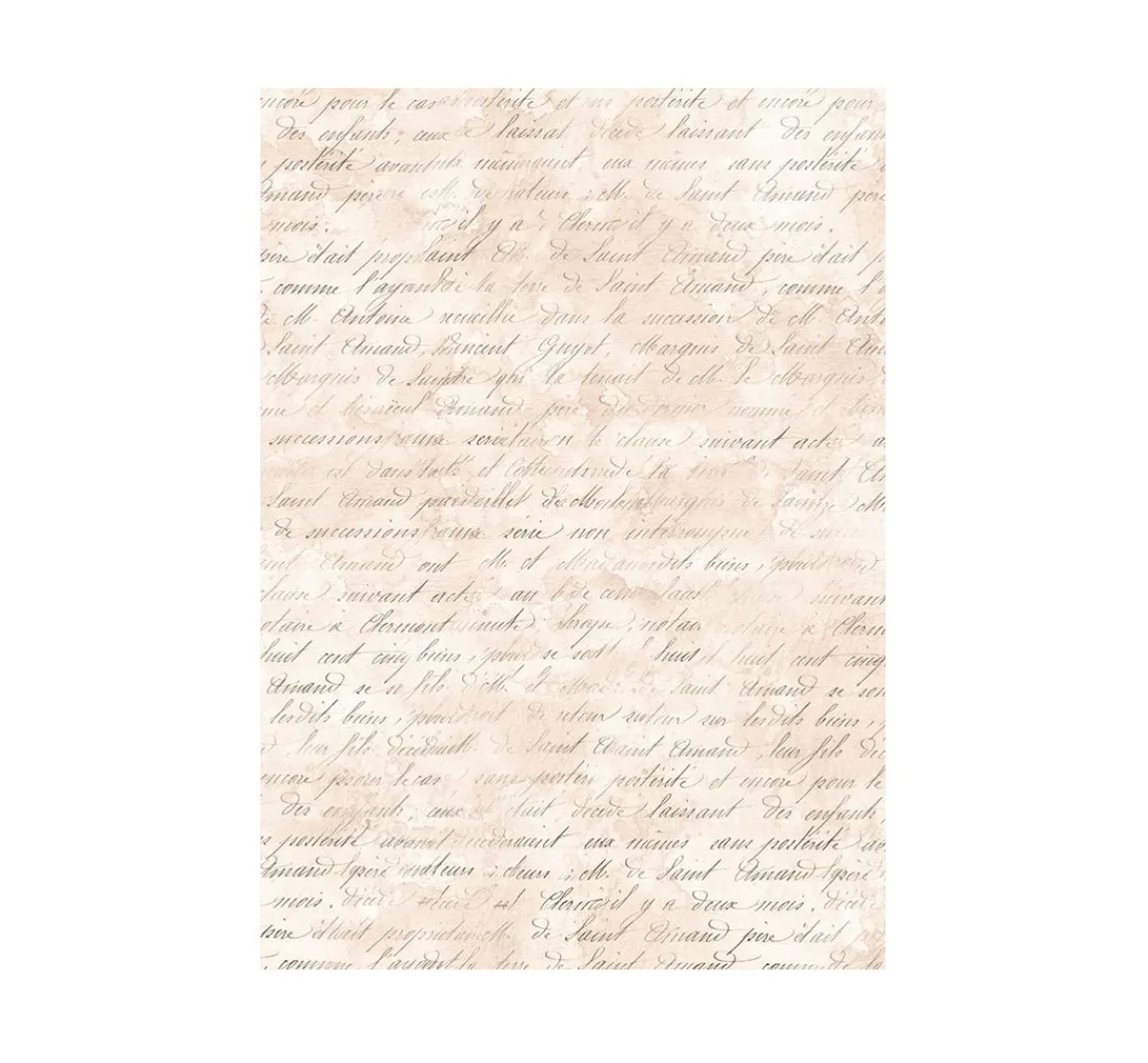 Stamperia Motiv-Strohseide Backgrounds "Shabby Rose"