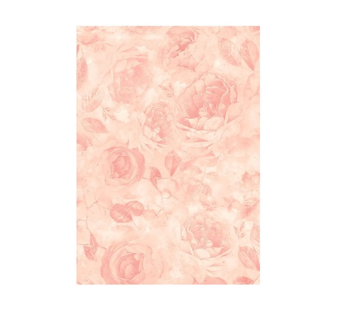 Stamperia Motiv-Strohseide Backgrounds "Shabby Rose"