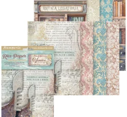 Discount Stamperia Motiv-Strohseide Backgrounds "Venice City of Art"
