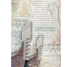 Discount Stamperia Motiv-Strohseide Backgrounds "Venice City of Art"