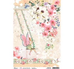 Outlet Ciao Bella Motiv-Strohseide "Beauty in Bloom"