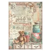 Stamperia Motiv-Strohseide "Brocante Antiques - Teddy"