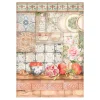 Outlet Stamperia Motiv-Strohseide "Casa Granada"