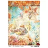 Discount Ciao Bella Motiv-Strohseide "Coral Reef - Coral Reef"