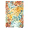 New Ciao Bella Motiv-Strohseide "Coral Reef - Oxidierung"