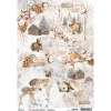 Outlet Ciao Bella Motiv-Strohseide "Cosy Winter"