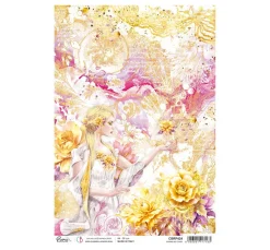 Hot Ciao Bella Motiv-Strohseide "Ethereal - Sparkling Fairy"
