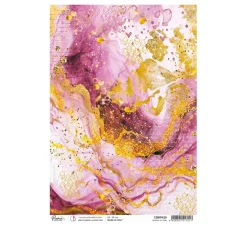 Best Ciao Bella Motiv-Strohseide "Ethereal - Shades of Pink"