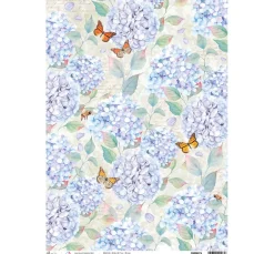 Clearance Ciao Bella Motiv-Strohseide "Hortensienduft"