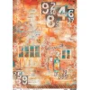 Clearance Ciao Bella Motiv-Strohseide "Jacks Garage"