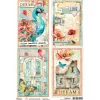 Sale Ciao Bella Motiv-Strohseide "Majestic Dreams Cards"