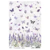 Online Ciao Bella Motiv-Strohseide "Morning Provence - Lavendel und Schmetterlinge"