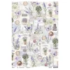 Online Ciao Bella Motiv-Strohseide "Morning Provence - Purple Fields"