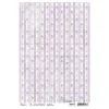 Hot Ciao Bella Motiv-Strohseide "Morning Provence - Lavendel Streifen"
