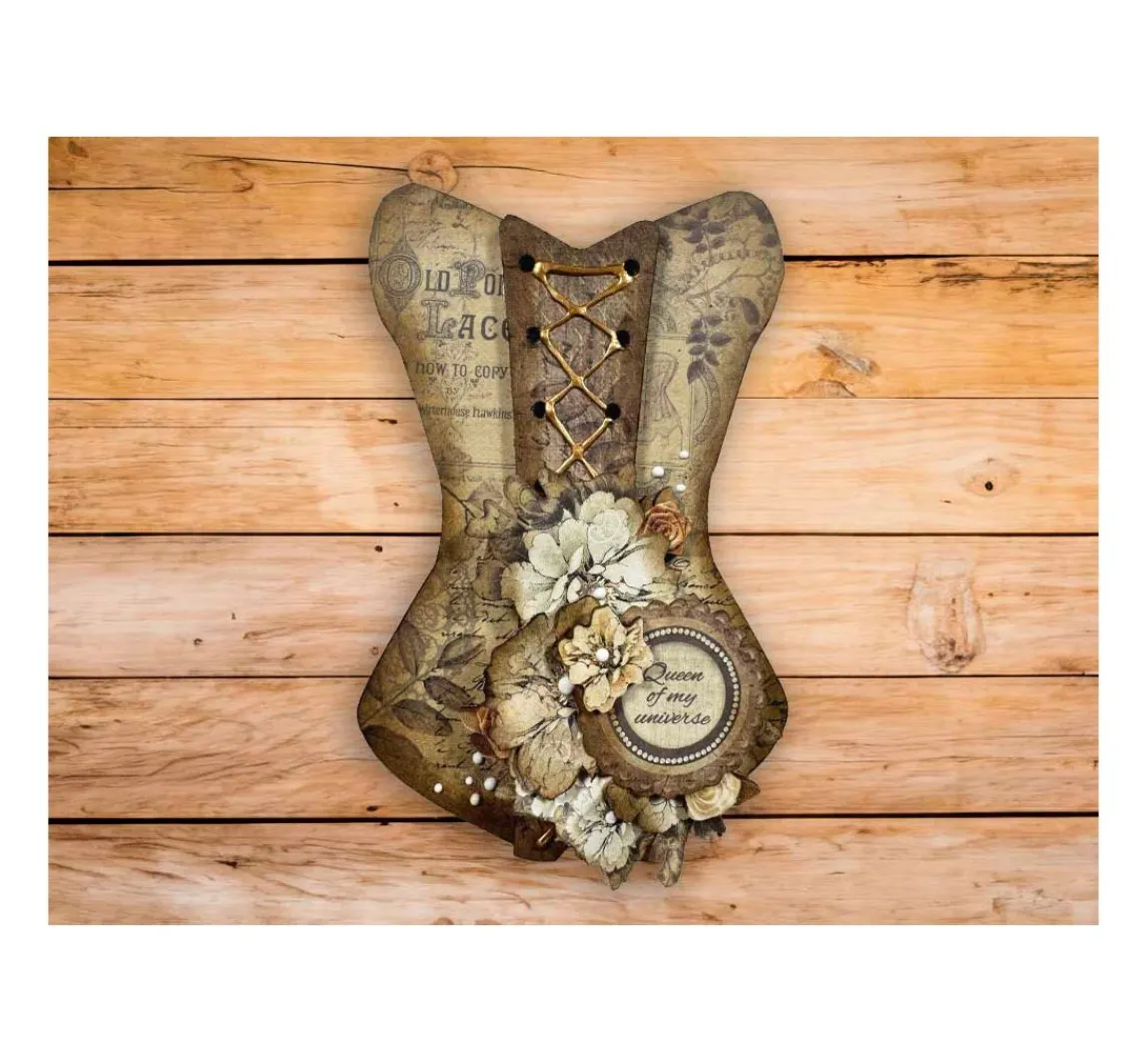 Outlet Stamperia Motiv-Strohseide "Old Lace"