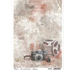 Clearance Ciao Bella Motiv-Strohseide "Secret Pictures"