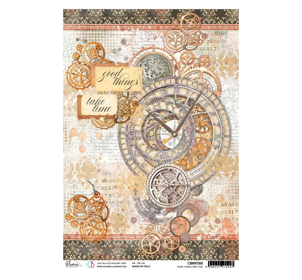 Sale Ciao Bella Motiv-Strohseide "Wizard Academy -Good Things take Time"