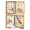 Discount Ciao Bella Motiv-Strohseide "Wizard Academy - Zauberkarten"