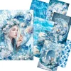 Online Ciao Bella Motiv-Strohseiden Sortiment "Frozen Land", 8er-Set