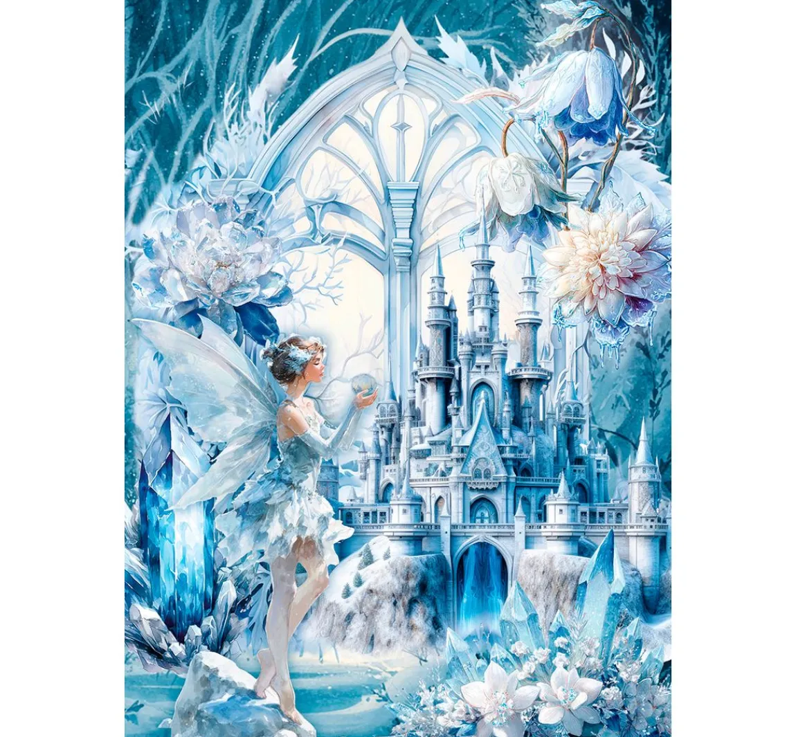 Online Ciao Bella Motiv-Strohseiden Sortiment "Frozen Land", 8er-Set