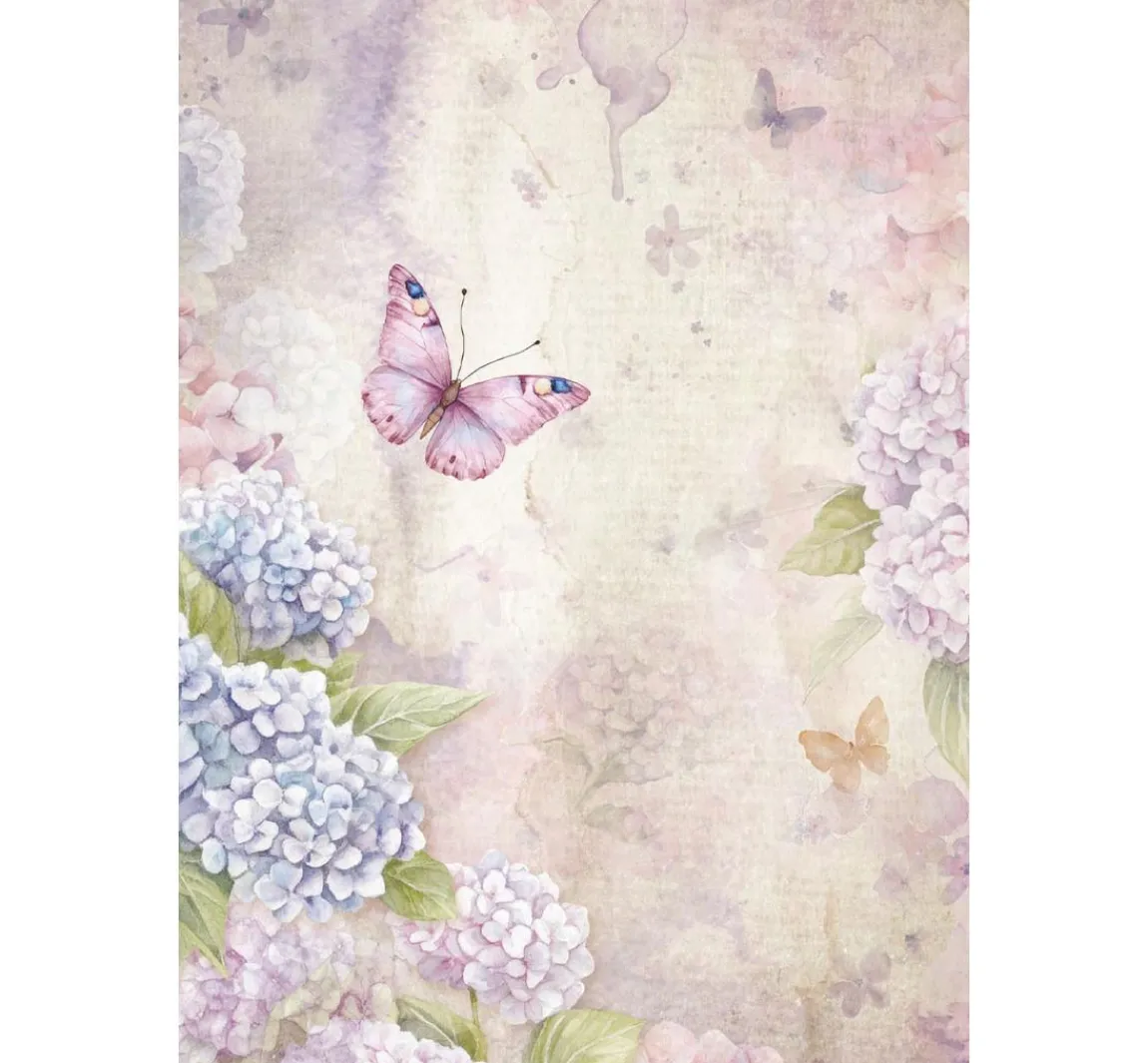 Best Stamperia Motiv-Strohseiden Sortiment "Quiet Days"