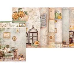 Stamperia Motiv-Strohseiden Sortiment "Golden Harmony"