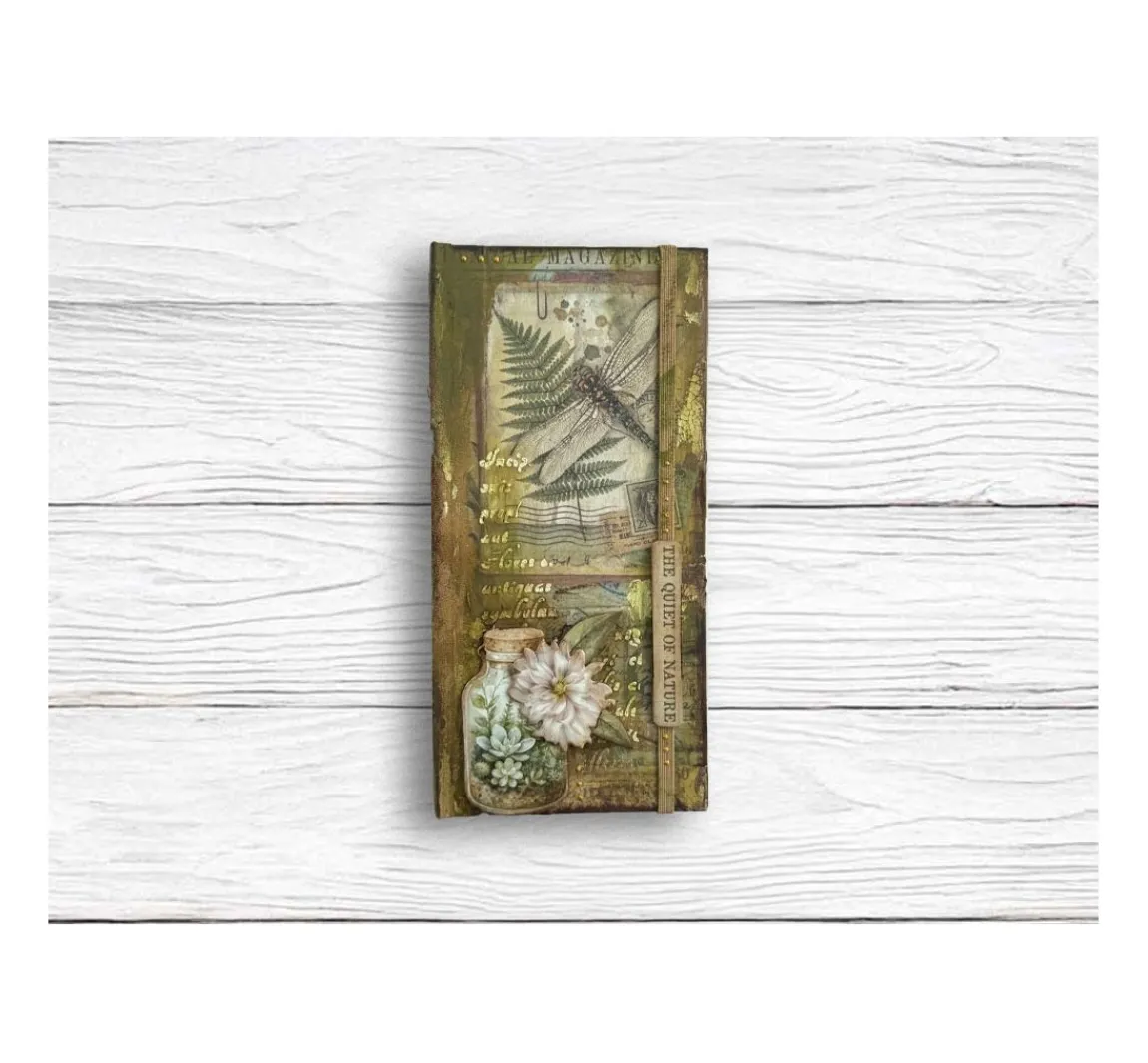 Sale Stamperia Motiv-Strohseiden Sortiment "Herbarium Silvae", 6er-Set