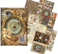 Outlet Ciao Bella Motiv-Strohseiden Sortiment "Cabinet of Curiosities", 8er-Set