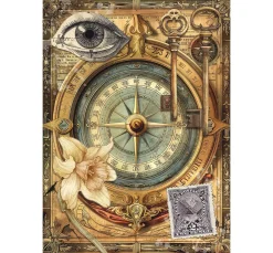 Outlet Ciao Bella Motiv-Strohseiden Sortiment "Cabinet of Curiosities", 8er-Set